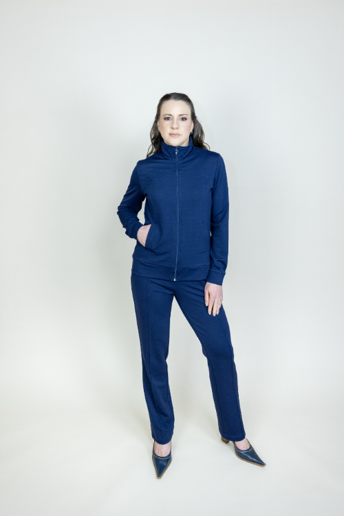 Calça Fendii Azul Marinho