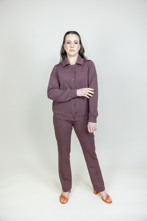 Calça Fendii Marrom